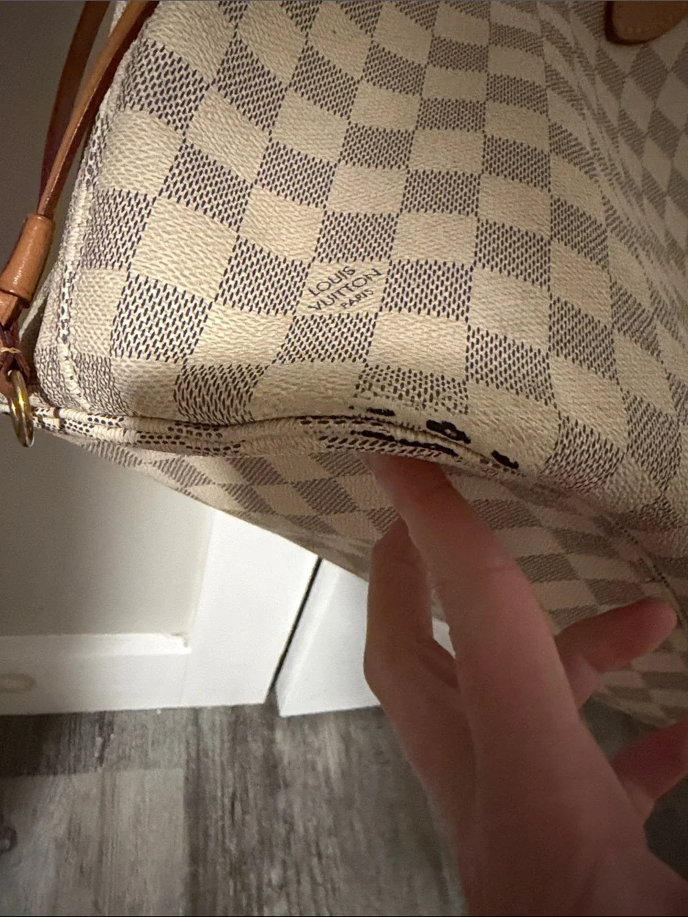Louis Vuitton Damier Azur Rose Ballerine MM neverfull tote - Picture 3 of 17
